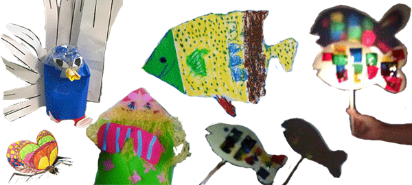 幼児の描いた絵画