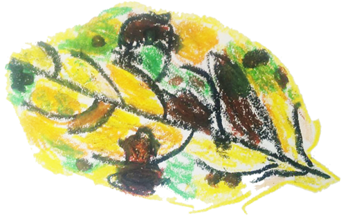 幼児の描いた絵画